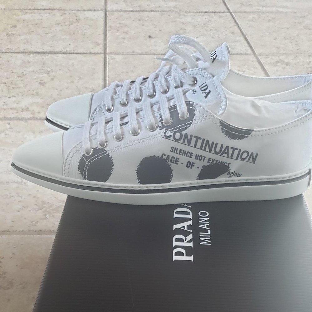 Prada pointy toe sneakers